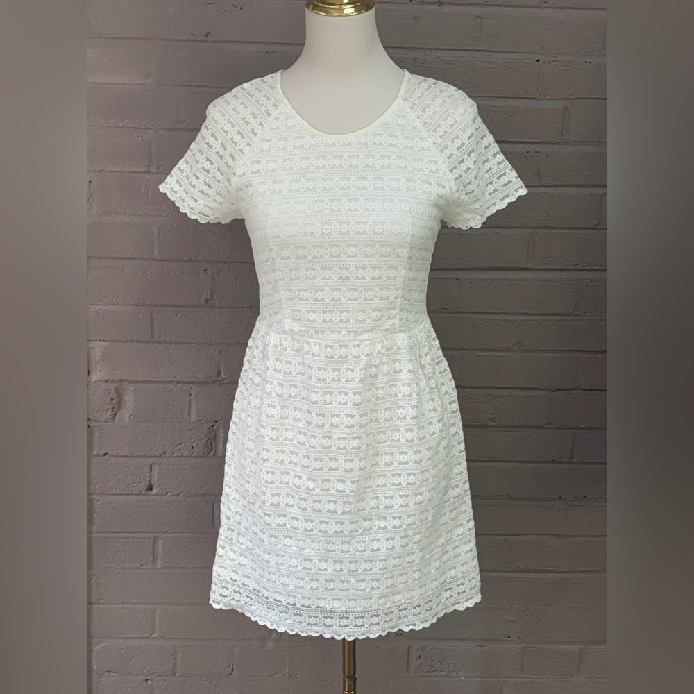 Free People  ivory white  lace dress  6